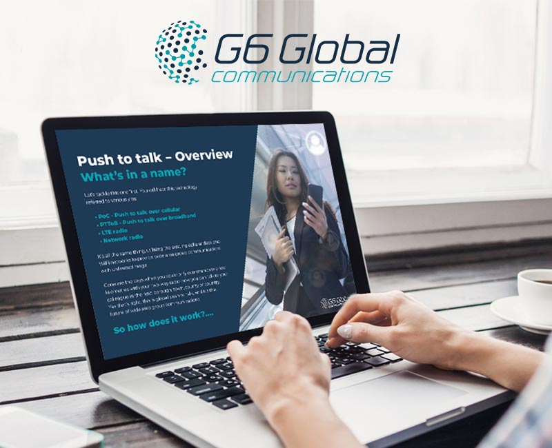 Branding project for G6 Global Communications