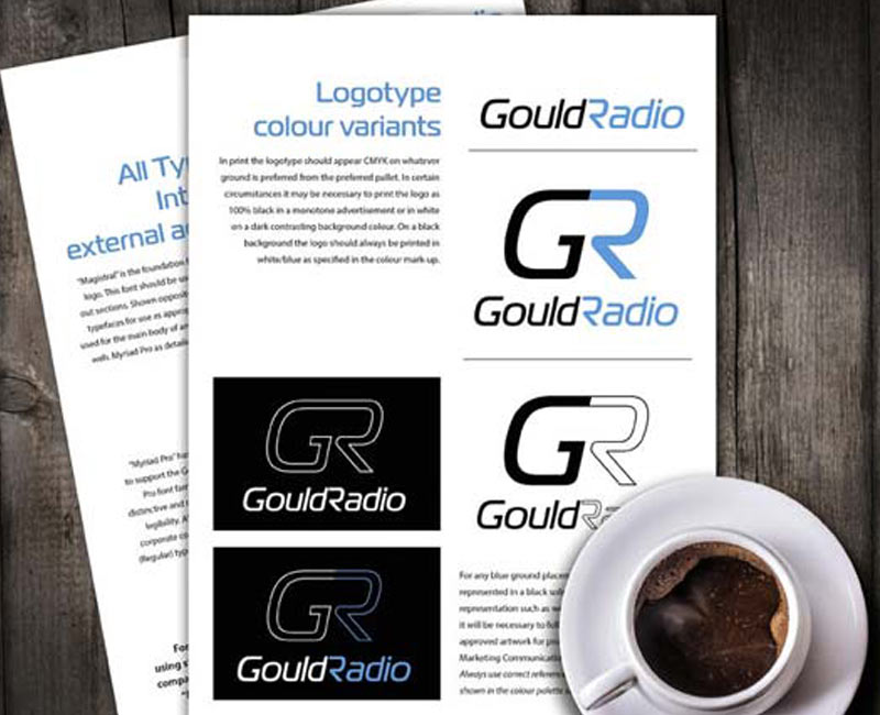 Goud Radio logo and branding