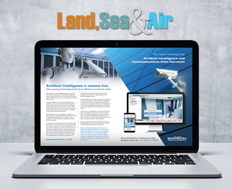 November Land Sea and Air Magazine article