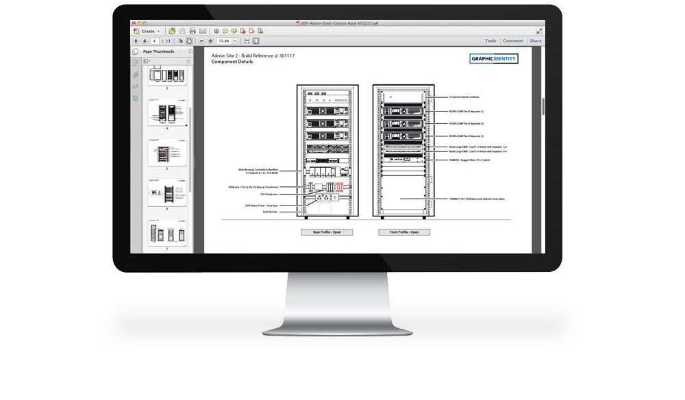 EFF Energy communications system schematics