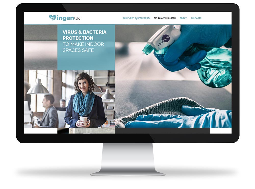 Ingenuk website home page 