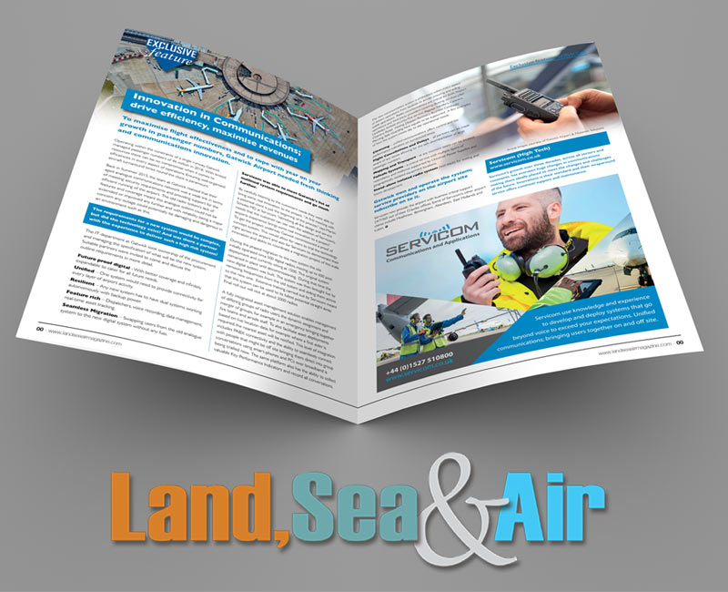 Land Sea and Air Magazine article