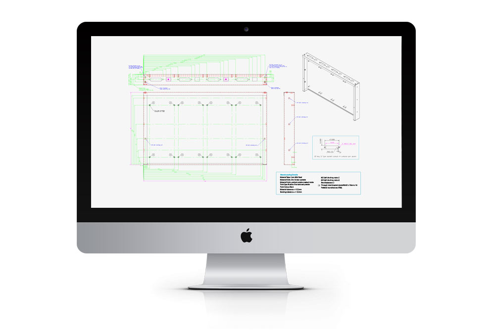 Metail chassic plate designs